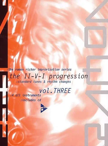 The Ramon Ricker Improvisation Series Vol. Three: The II-V-I Progression
