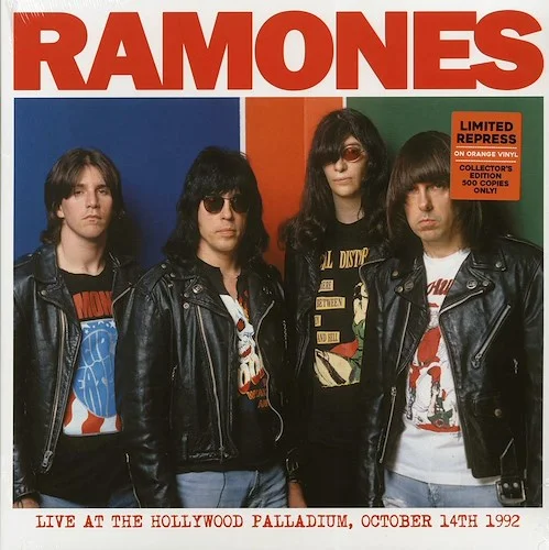 The Ramones - Live At The Hollywood Palladium, October 14th 1992 (ltd. 500 copies made) (orange vinyl)