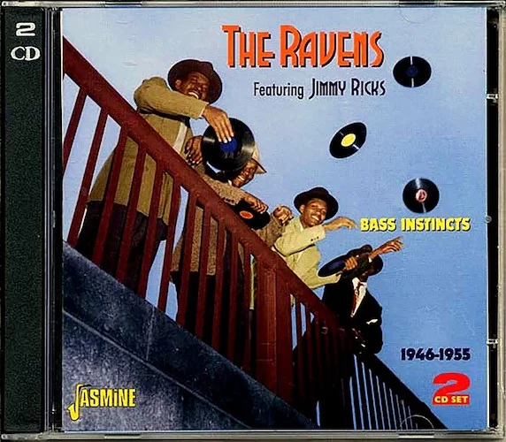 The Ravens - Bass Instincts: The Ravens Featuring Jimmy Ricks 1946-1955 (55 tracks) (2xCD)