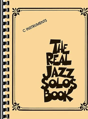 The Real Jazz Solos Book - C Instruments