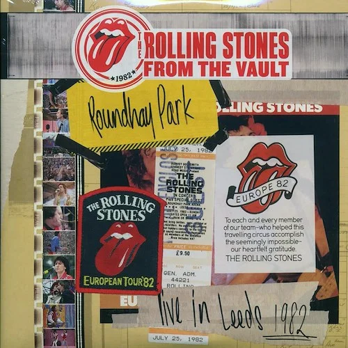 The Rolling Stones - From The Vault: Live In Leeds 1982 (25 tracks) (3xLP) (incl. DVD)
