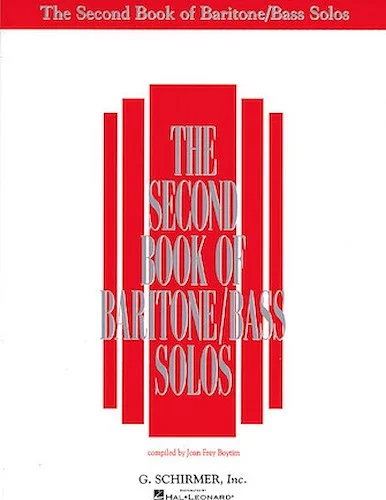 The Second Book of Baritone/Bass Solos