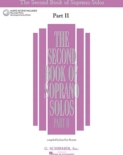 The Second Book of Soprano Solos Part II