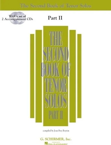The Second Book of Tenor Solos Part II