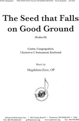 The Seed That Falls On Good Ground - Unis-clnt-pno