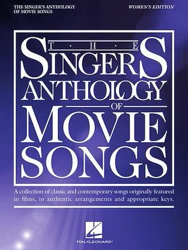 The Singer's Anthology of Movie Songs Image