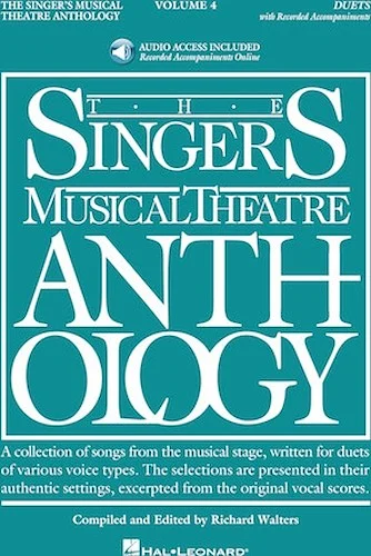 The Singer's Musical Theatre Anthology: Duets, Volume 4 - Book/Online Audio - 29 Duets for Various Voice Combinations