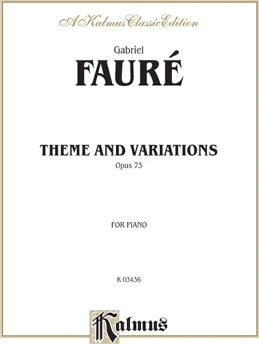 Theme and Variations, Opus 73