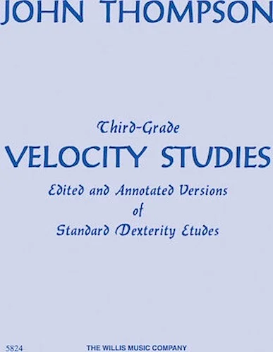 Third Grade Velocity Studies