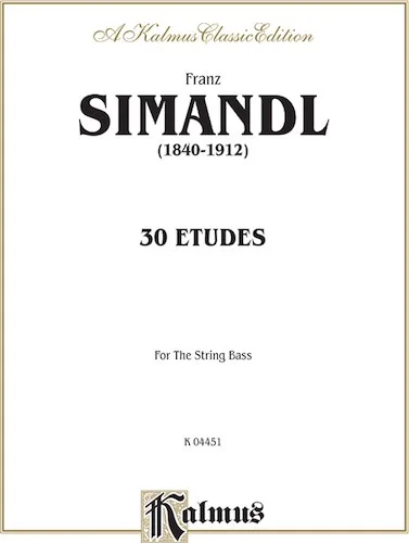 Thirty Etudes for String Bass