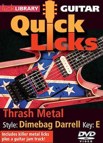 Thrash Metal - Quick Licks - Style: Dimebag Darrell; Key: E