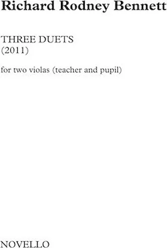 Three Duets for Two Violas (Teacher and Pupil) - for Two Violas (Teacher and Pupil)