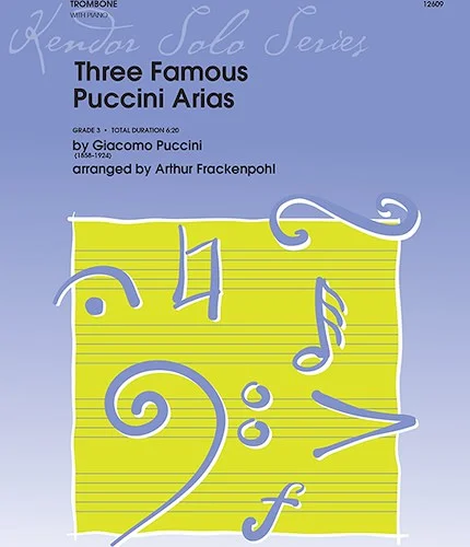 Three Famous Puccini Arias