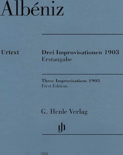 Three Improvisations 1903 - First Edition