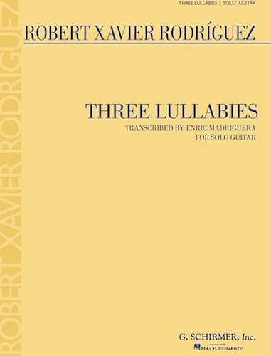 Three Lullabies - for Solo Guitar