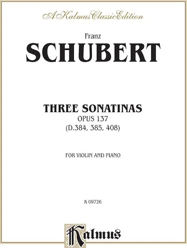 Three Sonatas, Opus 137