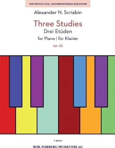 Three Studies for Piano, Op. 65
