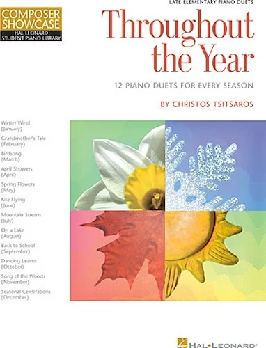 Throughout the Year - 12 Piano Duets for Every Season