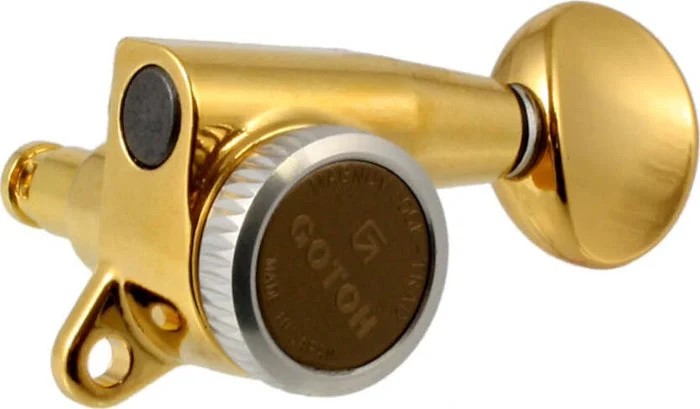 TK-0768 Gotoh SG381-MGT Locking Mini 6-in-line Keys<br>Gold