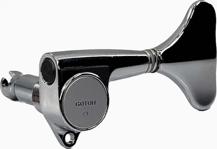 TK-0923 Single Gotoh GB707 Sealed Bass Key<br>Chrome, Treble side