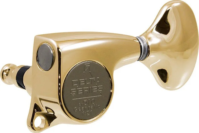 TK-7262 GOTOH 510 3X3 KEY SET<br>Gold with black phenolic buttons