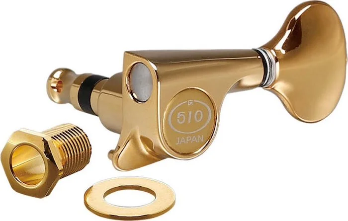 TK-7360 Gotoh SGI510 Baby 6-in-line Tuning Keys<br>Gold, Standard