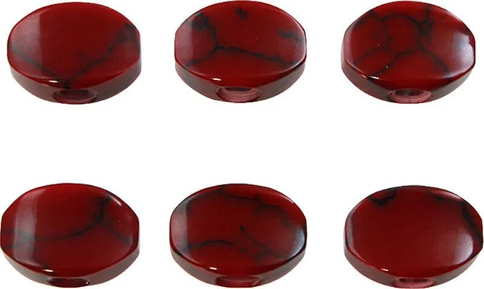 TK-7728 Small Schaller Style Button Set for Gotoh Tuners<br>Red Jasper