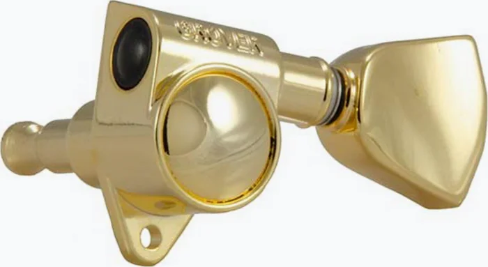 TK-7901 GROVER® 102 SERIES 3X3 ROTOMATIC TUNERS WITH KEYSTONE BUTTONS<br>Gold