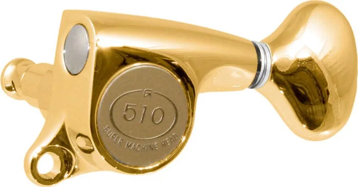 TK-7980 Gotoh 510 6-in-line Mini Keys<br>Gold, Standard