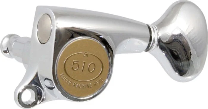 TK-7980 Gotoh 510 6-in-line Mini Keys<br>Chrome, Standard