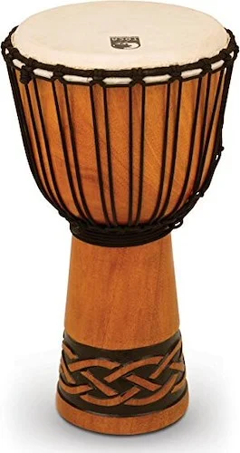Toca TODJ-12CK Origins Series Rope Tuned Wood 12-Inch Djembe - Celtic Knot Finish