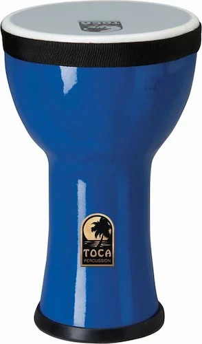 Toca Freestyle 2 Lightweight Doumbek, 6" Head, 10" Tall, PVC Construction with Synthetic Heads. Blue