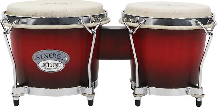 Toca Percussion Synergy Deluxe Bongos - Wine Burst