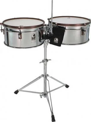 Toca T-417AB 14" and 15" Custom Deluxe Timbale Set