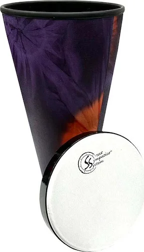 Toca TSSNA-12WP-FP Sympatico™ System Nesting Ashiko Drum 12" (Woodstock Purple)