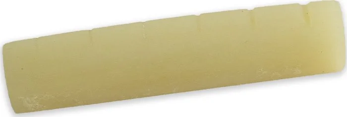 Tone Ninja Guitar Slotted Bone Nut - Epiphone Style-Flat Impregnated Bone (1)