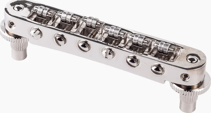 Tonepros Nashville Style Roller Tunematic Bridge<br>Nickel