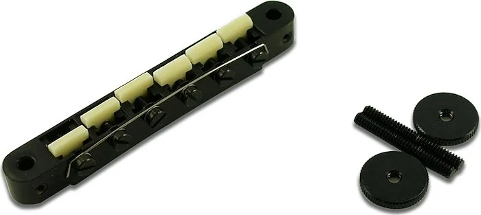 TonePros Replacement ABR-1 Tune-O-Matic Bridge With "G Formula" Saddles Black
