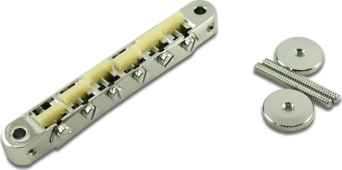 TonePros Replacement ABR-1 Tune-O-Matic Bridge With "G Formula" Saddles Chrome