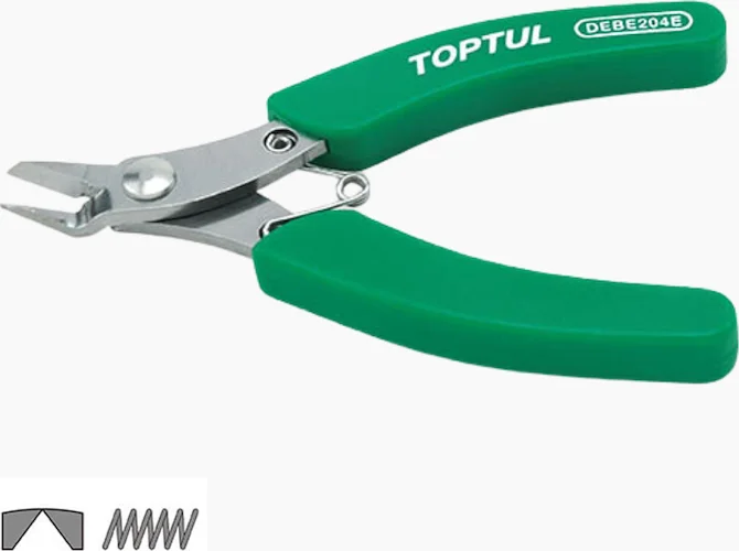 TOPTUL Mini Side Cutter Pliers - 4.5"<br>