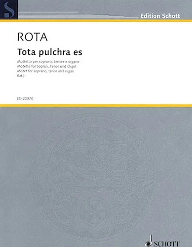 Tota pulchra es - Motet for soprano, tenor, and organ