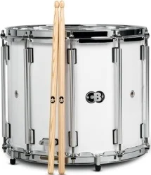 Tournament Series 14 inch. Marching Snare Drum with Sticks