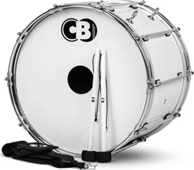 Tournament Series 20 inch. Marching Bass Drum with Strap and Mallet