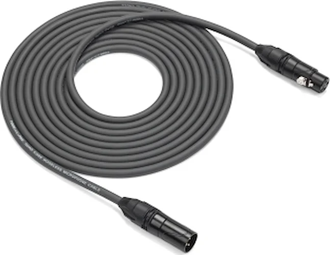 Tourtek Pro Quad Core Microphone Cable - 30-Foot XLR Cable with Gold Plug - Model TPMQ30