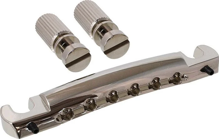 TP-3407 Gotoh Featherweight Stop Tailpiece with Adjustment Screws<br>Nickel