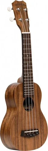 Traditional soprano ukulele with acacia top