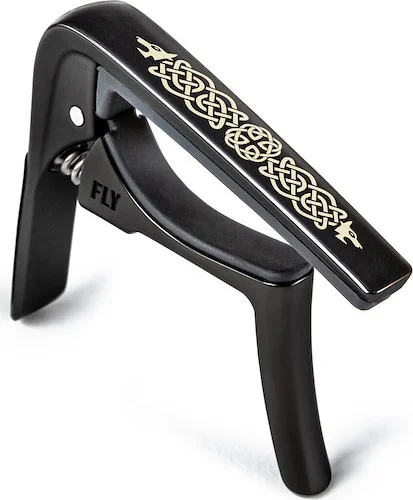 TRIGGER® FLY™ CAPO CELTIC KNOT EDITION CURVED - BLACK