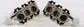 True Tune - Vin Mod 3x3 - White Oval Button<br>Nickel