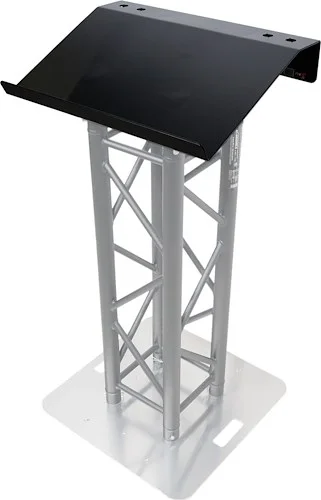 Truss Lectern 24" Black Powder Finish Aluminum Fits F34 w/ 4x Punched for D-Series Connectors