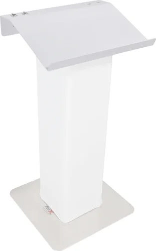 Truss Lectern 24" White Finish Aluminum Fits F34 w/ 4x Punched for D-Series Connectors